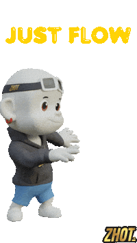 Good Vibes Smooth Move Sticker by Zhot