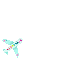 Kpcreates Kpcreatesdesigns Quilttrip Colorfulairplane Funtravel Airplanetravel Airplane Sticker