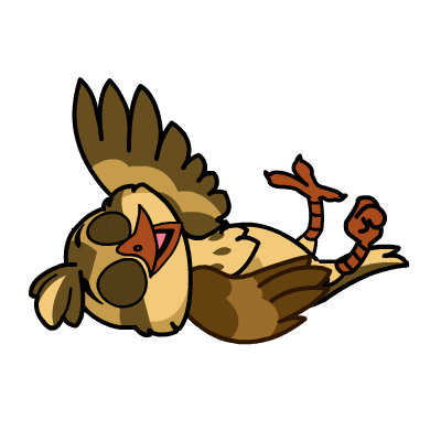 Lark Laughing Sticker