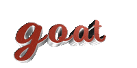 Goat Sticker by GIPHY Text