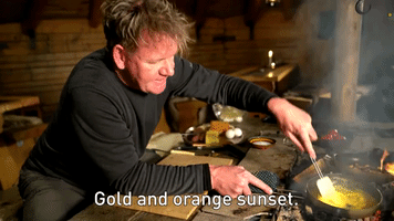 Gold And Orange Sunset 