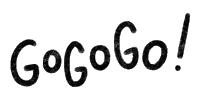 Lets Go Sticker by Catharina Stewart