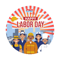 Happy Labour Day Sticker by CNI