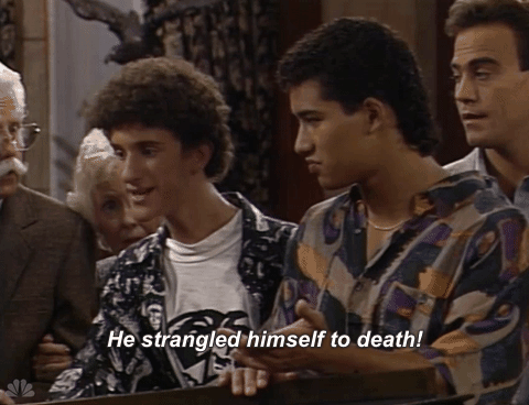 Saved By The Bell Screech GIF by Halloween