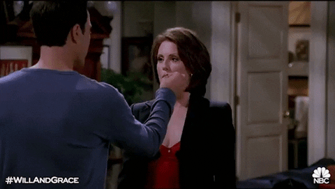 Spit Out Megan Mullally GIF by Will & Grace