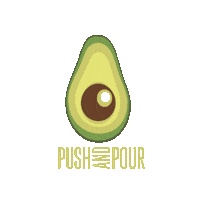 Pushandpour avocado idaho boise gardencity Sticker