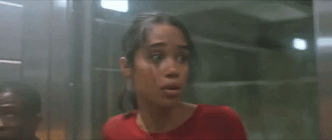 scared laura harrier GIF by Spider-Man
