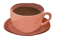Coffee Illustration Sticker by Michelle Urra