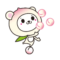 Happy Peach Sticker by ノーイン株式会社