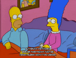 shoo away homer simpson GIF