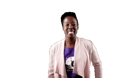 Black Woman Success Sticker by Ennov-Action