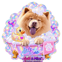 Chow Chow Sparkle Sticker