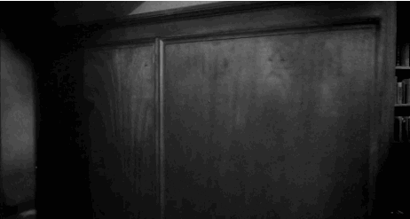 gene wilder bookcase door GIF