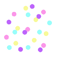 Valentines Confetti Sticker