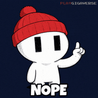 No Way Not Today GIF