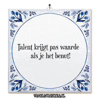 Humor Talent Sticker by Tegelspreuken.nl