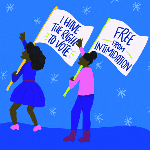Right To Vote Black Lives Matter GIF by INTO ACTION