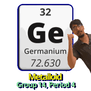 Ge Metalloid Sticker