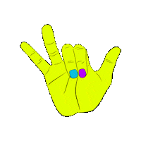 Hand Finger Sticker by JVR Music