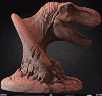 Sculpting Jurassic Park GIF