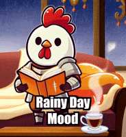 Rainy Day Reading GIF by Zorooster