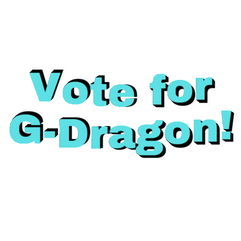 Vote For Gd Sticker