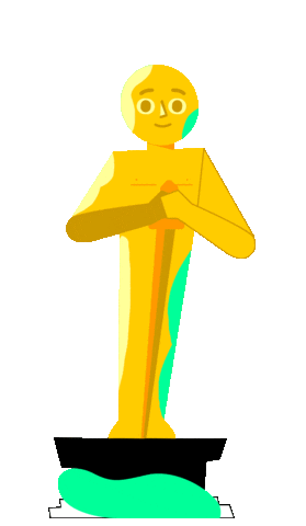 happy oscars Sticker by dot_pieces