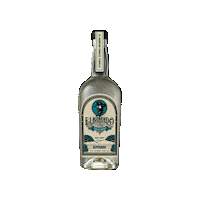 elbandidoyankee tequila yankee reposado tequila bottle Sticker