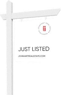 JohnHartRE real estate realtor just listed open house Sticker