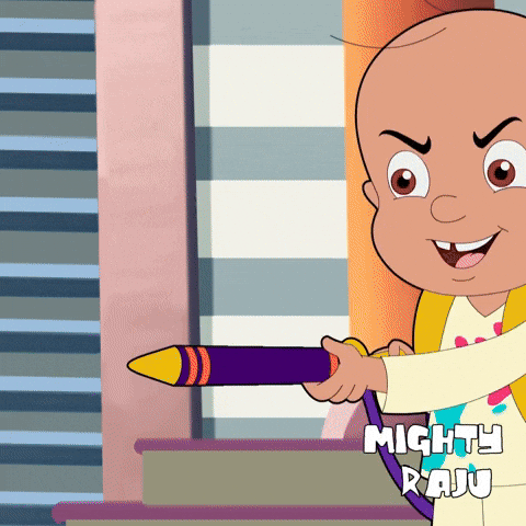 Happy Holi GIF by Chhota Bheem