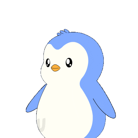 Chill Penguin Sticker by Pudgy Penguins
