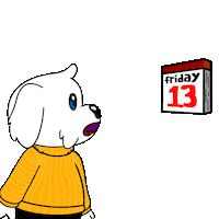 Friday The 13Th Sticker by BoDoggos