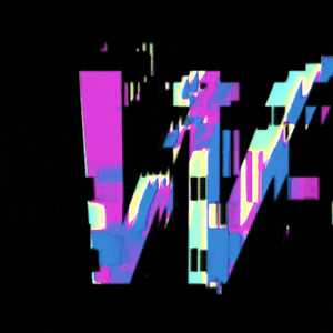Glitch Alphabet GIF