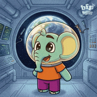 Space Station Spinning GIF by Buddies for Paws