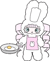 Hungry Bunny Sticker by mineco