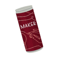 makerwine wine can maker red wine Sticker