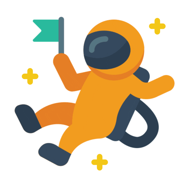 unidcom giphyupload space universe astronaut Sticker