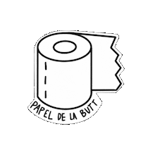 ivyillustration toilet toilet paper toiletpaper ivy illustration Sticker