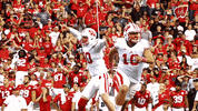 Field Goal Celebration GIF by Wisconsin Badgers