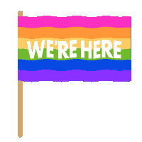 Were Here Flag Sticker by HBO