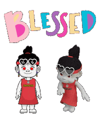 Ble Bless Sticker by Zhotcita
