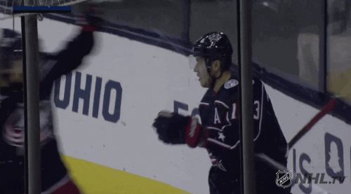 nhl giphyupload happy sports excited GIF