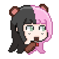 This Is Cute 8-Bit Sticker