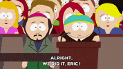 happy eric cartman GIF by South Park 