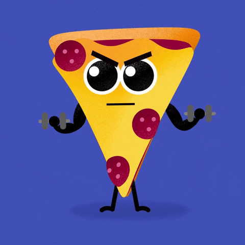 Work Out Pizza GIF by Todd Rocheford