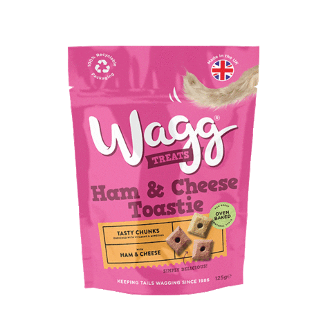 waggpetfood dog puppy pet training Sticker