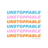 MarieForleoInternational marie unstoppable marie forleo eif Sticker