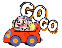 Car Gogo Sticker by VEQuestor