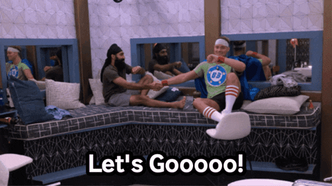 Happy Lets Go GIF by Big Brother
