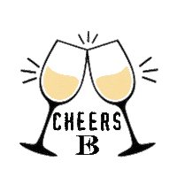 bauerwein cheers wine glasses prost Sticker